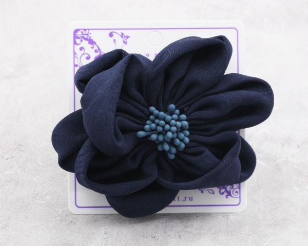 Hair bow with elastic band