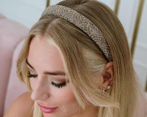 Hairband with rhinestones