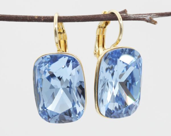 Earrings with Czech crystals