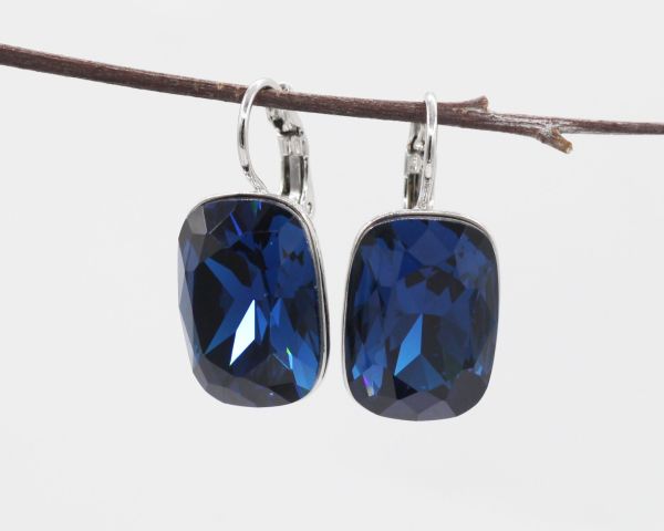 Earrings with Czech crystals