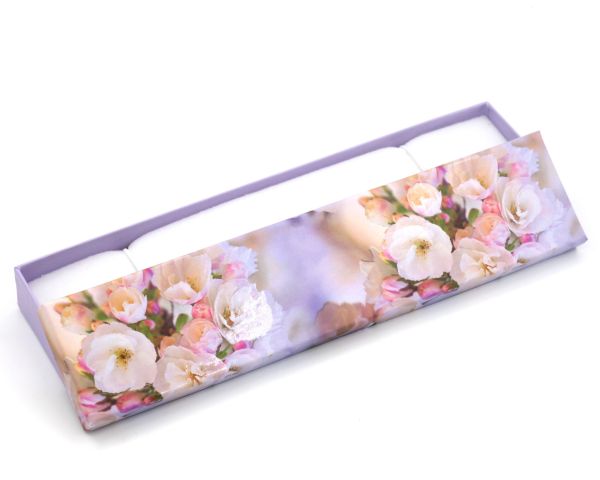 Gift box(20*4)Pink flowers