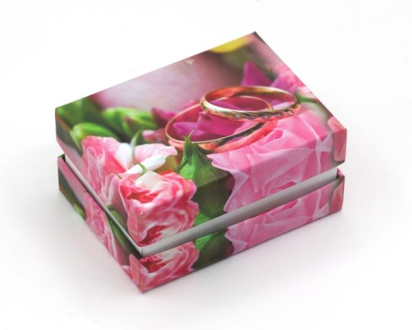 Cardboard case, Pink bouquet