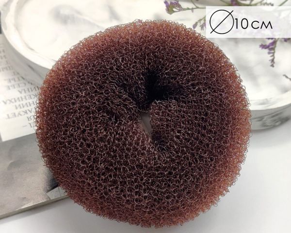 Hair donut Brown (10cm)