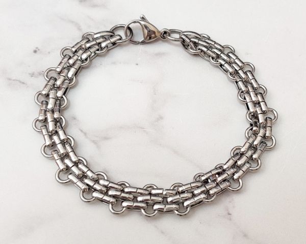 Steel bracelet