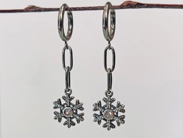 Earrings "Winter"